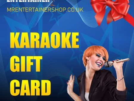 Mr Entertainer Karaoke Gift Card For Sale