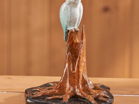 Night Watch  Bronze Owl Sculpture by Eric Wilcox Online