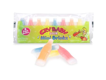 Cry Baby Sour Mini Drinks 8 Pack 79g Online Sale