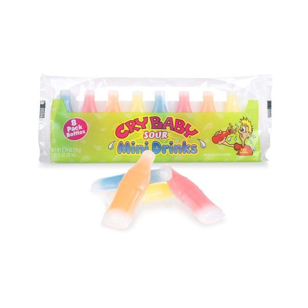 Cry Baby Sour Mini Drinks 8 Pack 79g Online Sale