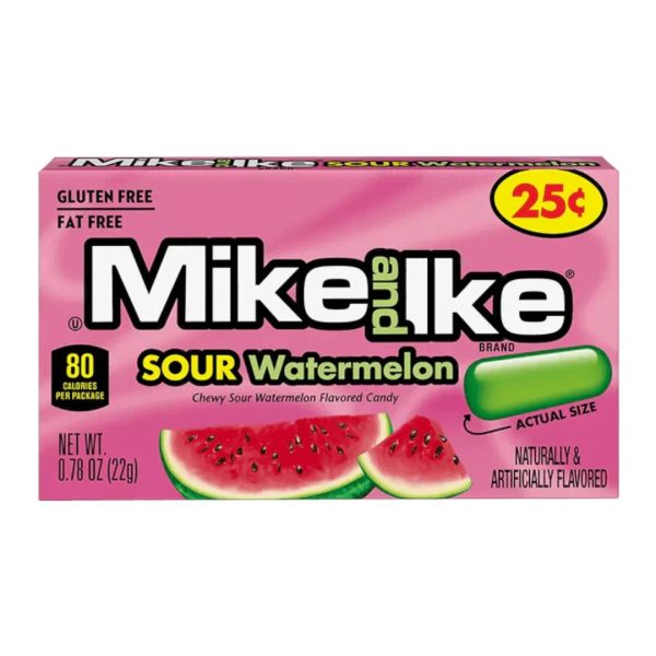 Mike and Ike Sour Watermelon 22g Online Sale