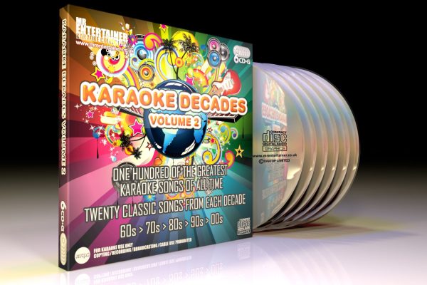 Mr Entertainer Karaoke Decades 500 Song CD+G Disc Set Online