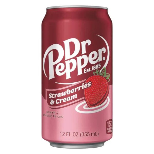 Dr Pepper Strawberries & Cream 355ml Discount