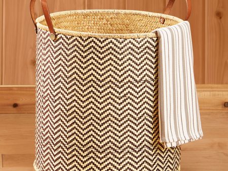 Woven Palm Leaf Laundry Basket Online Hot Sale