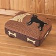 Chandler 4 Corners 14  x 18  Hooked Top Footstool, Dog Bones Sale