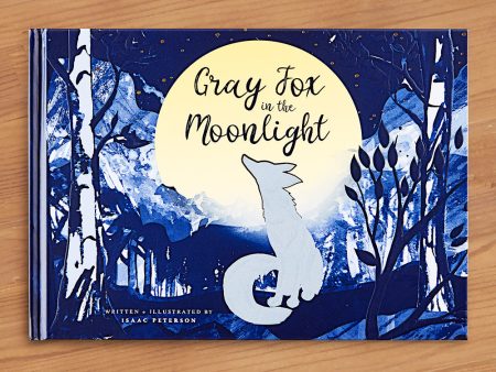 Gray Fox in the Moonlight  Children s Book by Isaac Peterson For Sale