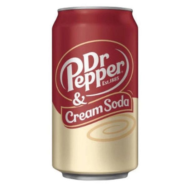 Dr Pepper & Cream Soda 355ml For Cheap