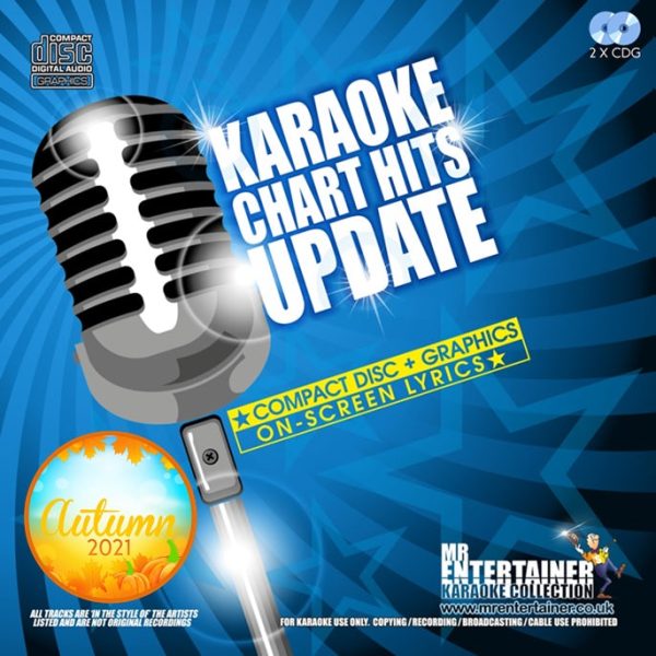 Mr Entertainer Karaoke Chart Hits Update - Autumn 2021 For Sale