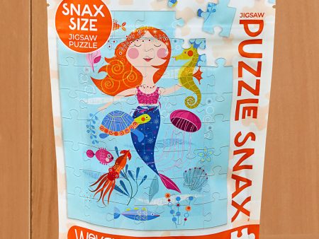 WerkShoppe 48 Piece Jigsaw Puzzle Snax,  Mermaid and Friends  Online Hot Sale