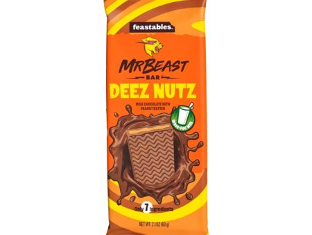 Mr Beast Feastables Chocolate Bar Deez Nutz 35g Sale