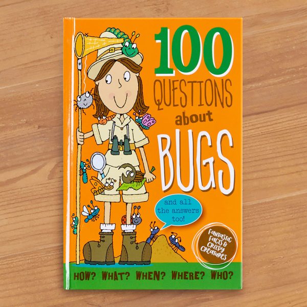 100 Questions About Bugs  Children s Book by Peter Pauper Press Cheap