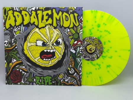 Addalemon Ripe 2021 Yellow With Green Splatter Colored Vinyl LP Record New Pop Punk Cheap