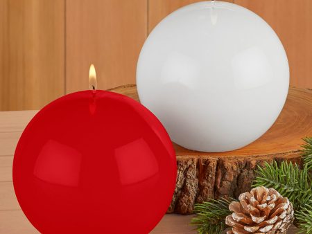 Zodax Shiny Christmas Ball Candle Discount