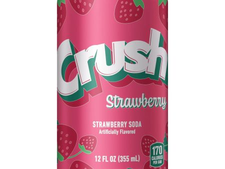 Crush Soda Strawberry 355ml Online Hot Sale