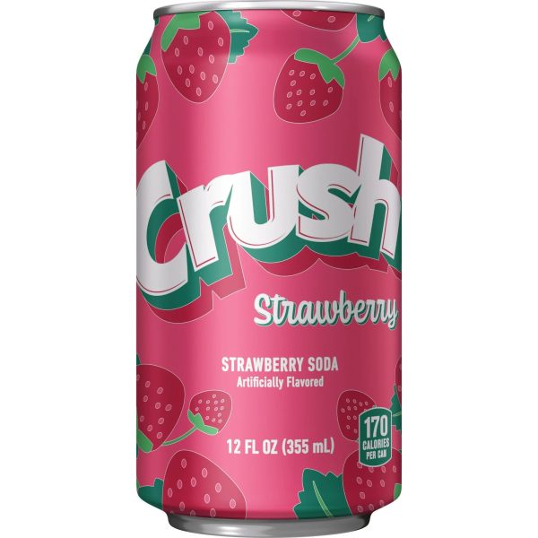 Crush Soda Strawberry 355ml Online Hot Sale