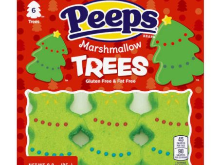 Peeps Marshmallow Christmas Trees 6-Pack 85g For Sale