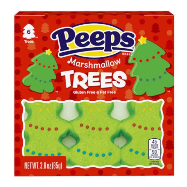 Peeps Marshmallow Christmas Trees 6-Pack 85g For Sale