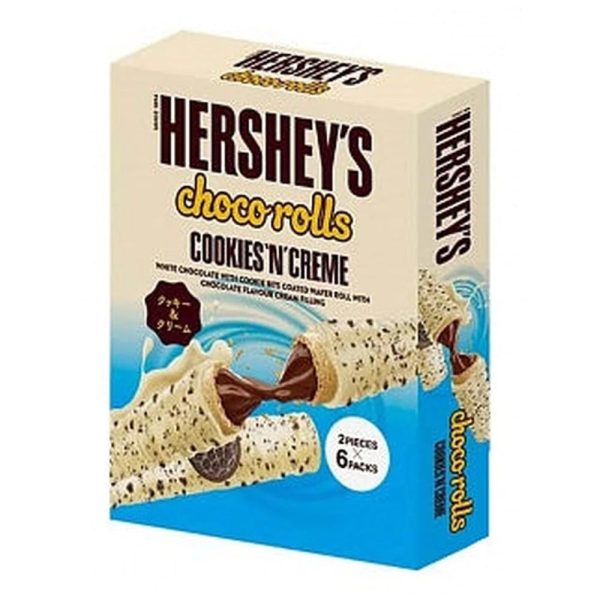 Hershey s Choco-Rolls Cookies  N  Creme 108g Online now