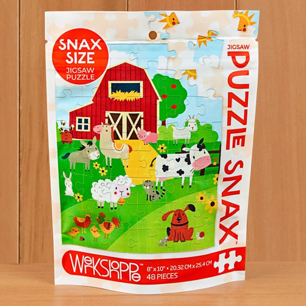 WerkShoppe 48 Piece Jigsaw Puzzle Snax,  Farm Life  For Sale