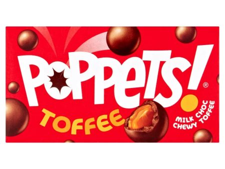 Poppets Milk Choc Coated Chewy Toffee 39g Cheap