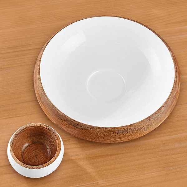 Be Home Madras Enameled Mango Chip & Dip Set Cheap