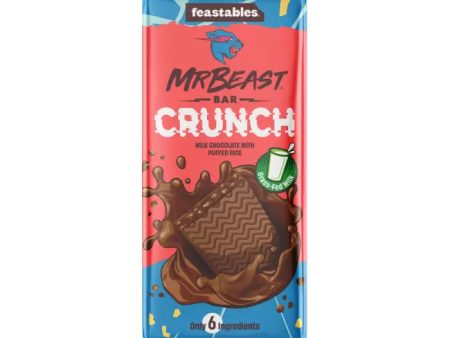 Mr Beast Feastables Chocolate Bar Crunch 60g Discount