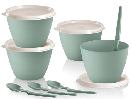 Refrigerator Bowls with Hang-On Spoons Supply