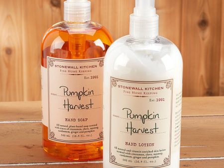 Stonewall Kitchen Hand Soap Lotion, Pumpkin Harvest Supply