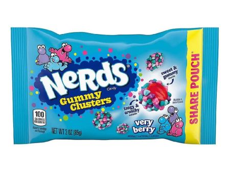 Nerds Gummy Clusters Very Berry Share Pouch 85g Online now