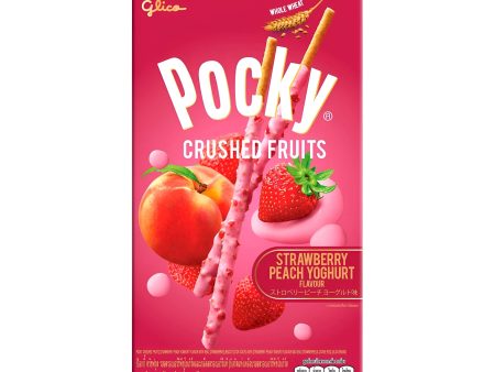 Pocky Crushed Fruits Strawberry Peach 38g Hot on Sale