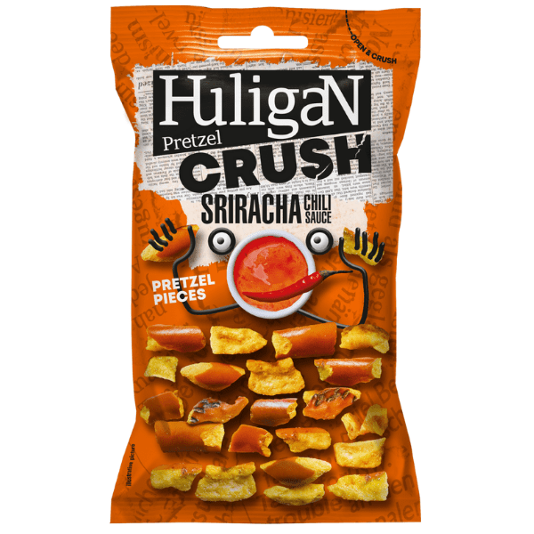 HuligaN Pretzel Crush Sriracha Chilli Sauce 65g Supply