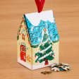 130 Piece Mini Jigsaw Puzzle in Ornament Box, Snowman Snow Globe Online Sale