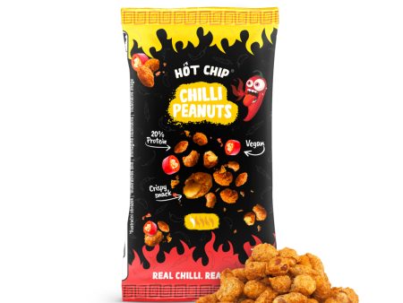 Hot Chip Chilli Peanuts 70g Cheap