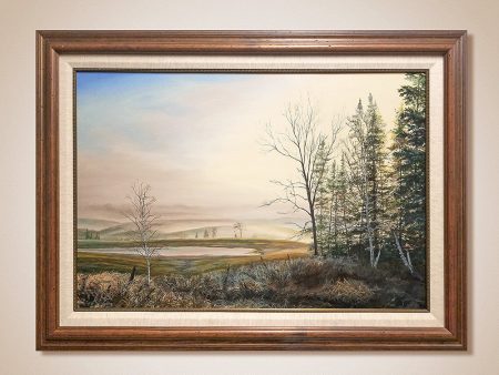 Green Morning Mist  Original Painting by Ken Olesiak Online Sale