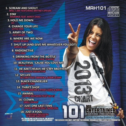 MRH101 - Chart Hits Volume 101  January 2013 Sale