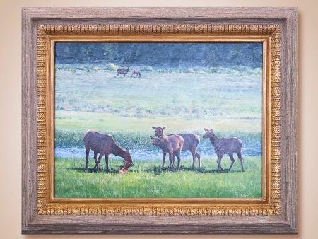 wELKome  Original Oil Painting by Lori Forest Supply