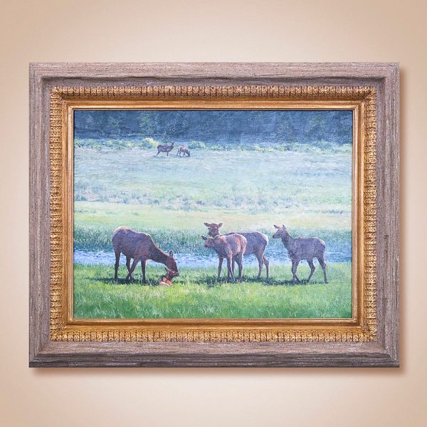 wELKome  Original Oil Painting by Lori Forest Supply