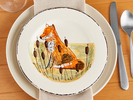 Vietri Wildlife Serveware, Fox Salad Plate For Cheap