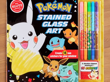 Klutz Pokémon Stained Glass Art Coloring Kit Discount