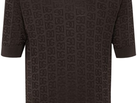 Monogram-Jacquard T-Shirt Discount